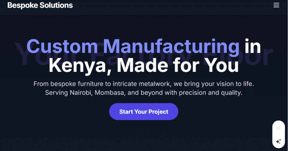 SEO for Custom Product Manufacturers in Kenya