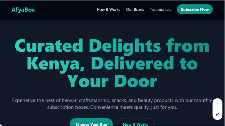 SEO for Subscription Box Services in Kenya