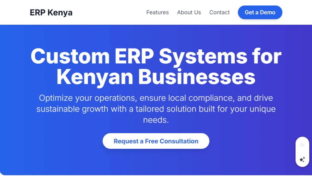 Custom ERP System Kenya: