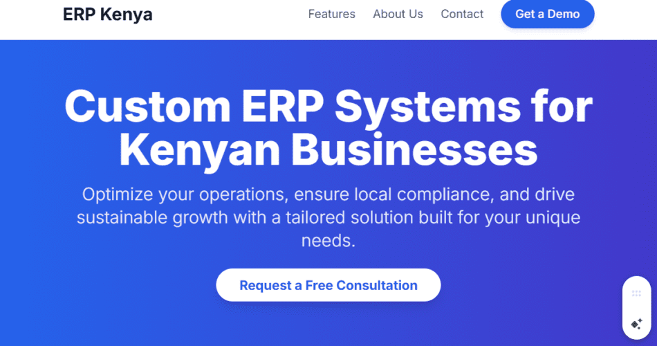 Custom ERP System Kenya: