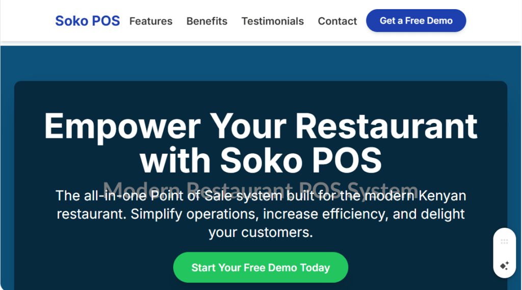 Restaurant POS System Kenya: 1 Restaurant POS System Kenya