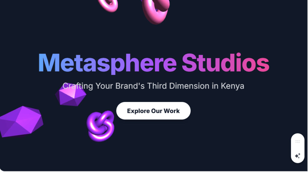 LOGO 3D WEBSITE DESIGN IN KENYA 2025