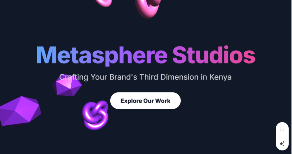 LOGO 3D WEBSITE DESIGN IN KENYA 2025