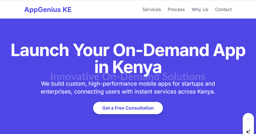 On-demand App Development Kenya: 1 On-demand App Development Kenya
