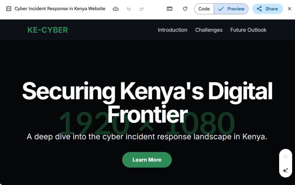Cyber Incident Response Kenya: