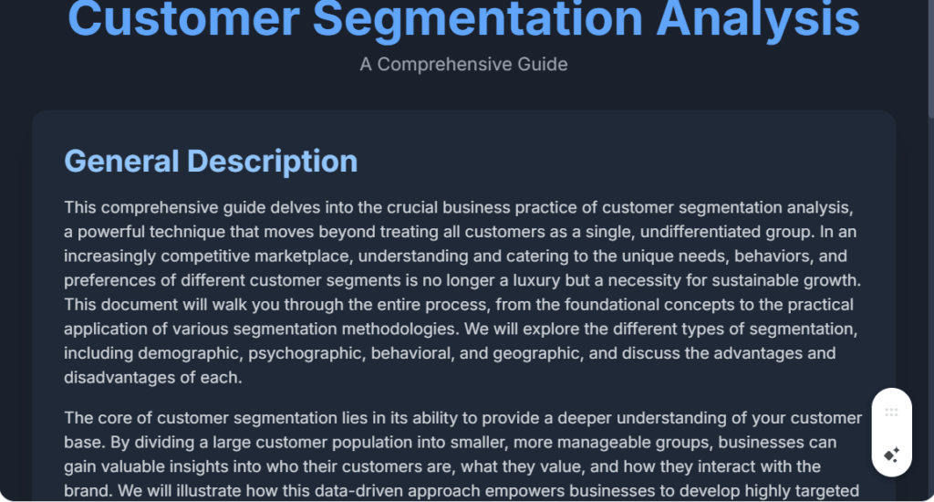 Customer Segmentation Analysis Kenya: 1 Customer Segmentation Analysis Kenya