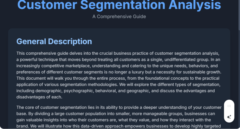 Customer Segmentation Analysis Kenya