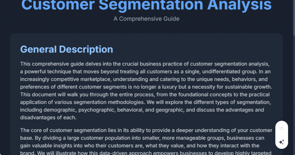 Customer Segmentation Analysis Kenya