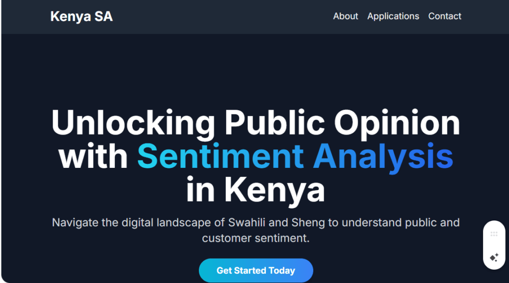 Sentiment Analysis Kenya: