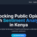 Sentiment Analysis Kenya: