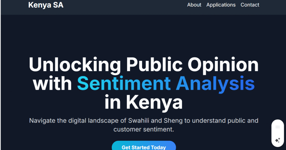 Sentiment Analysis Kenya: