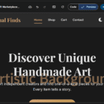 Art & Craft Marketplace Website Design in Kenya