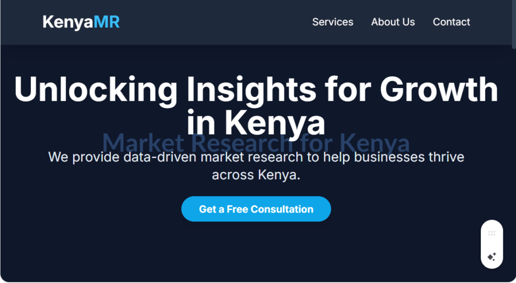 Market Research Kenya: 1 Market Research Kenya: