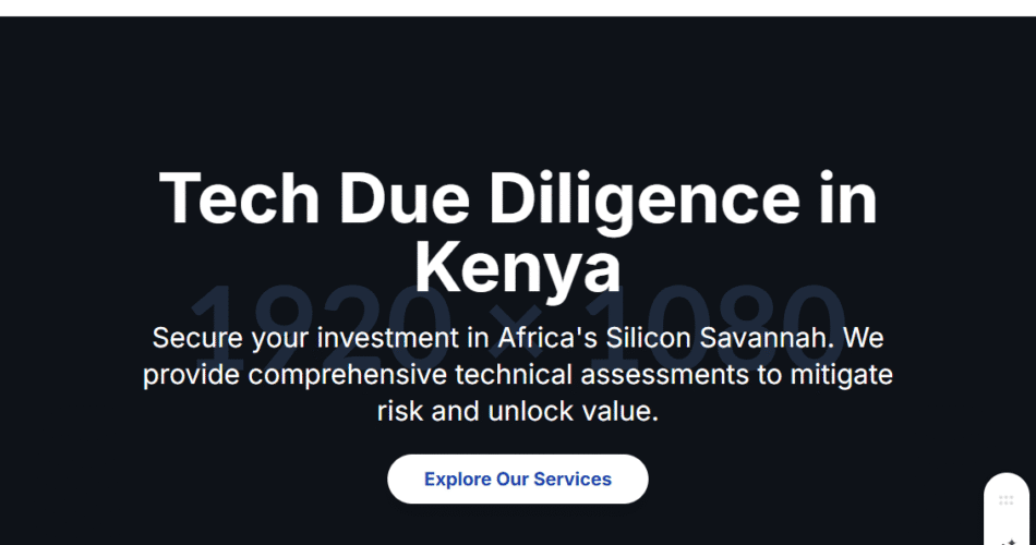 Tech Due Diligence Kenya: