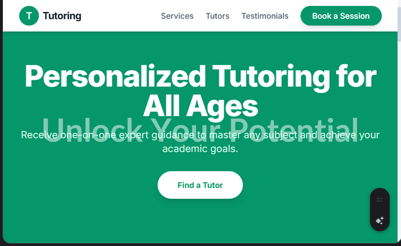 Tutoring & Coaching Services Website Design in Kenya