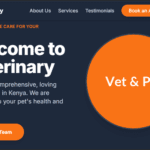 Veterinary Clinic/Pet Care Website Design in Kenya
