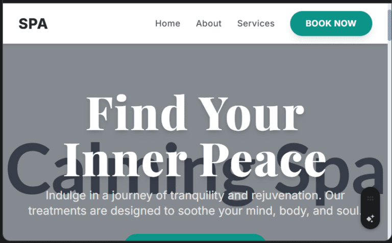 Spa & Wellness Center Website Design in Kenya