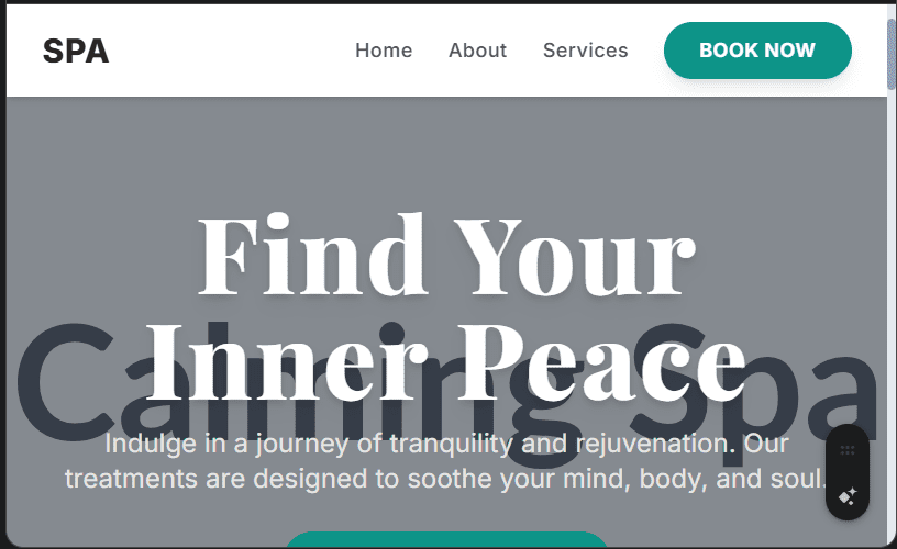 Spa & Wellness Center Website Design in Kenya