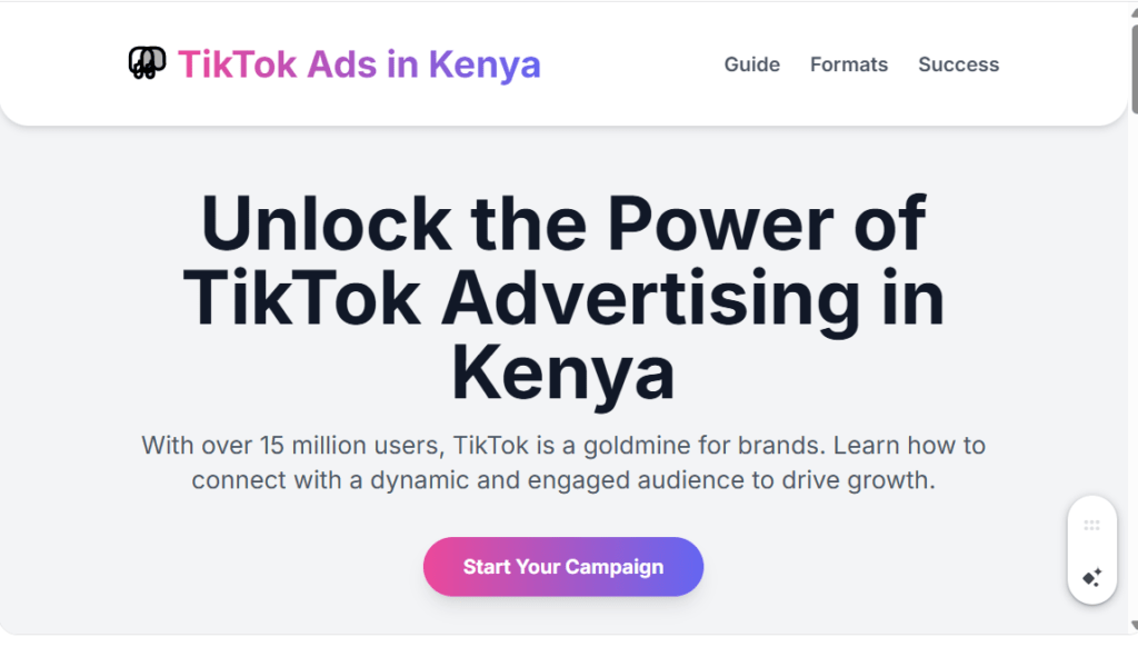 TikTok Advertising in Kenya