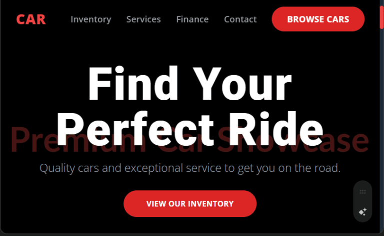 Car Dealership Website Design in Kenya