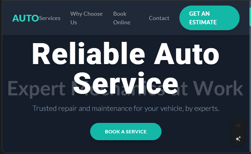 Auto Repair & Service Center Website Design in Kenya