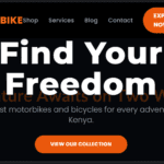 Motorbike/Bicycle Shop Website Design in Kenya