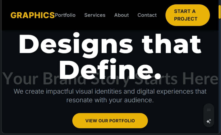 Graphic Design/Branding Agency Website Design in Kenya