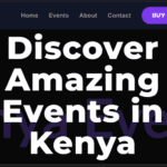 Event Management/Ticketing Platform Website Design in Kenya