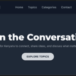 Forum/Community Website Design in Kenya