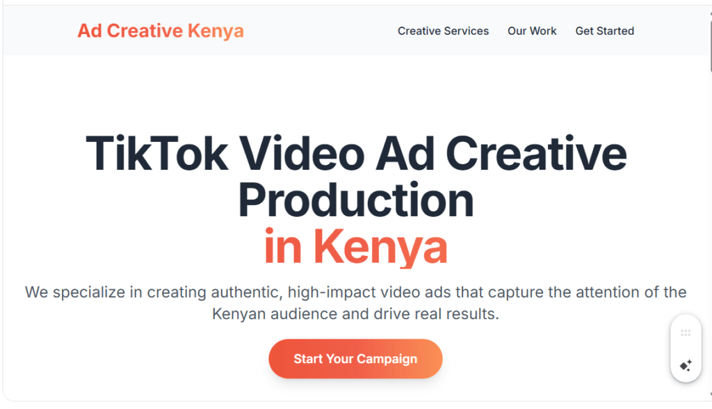 TikTok Video Ad Creative Production in Kenya