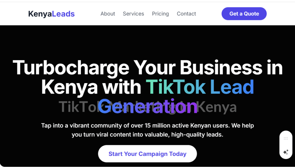 TikTok Lead Generation Ads in Kenya