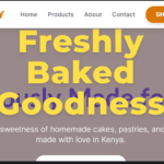 Bakery/Confectionery Shop Website Design in Kenya