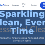 Cleaning Services Website Design in Kenya