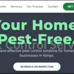 Pest Control Services Website Design in Kenya