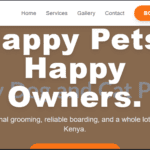 Pet Grooming & Boarding Website Design in Kenya