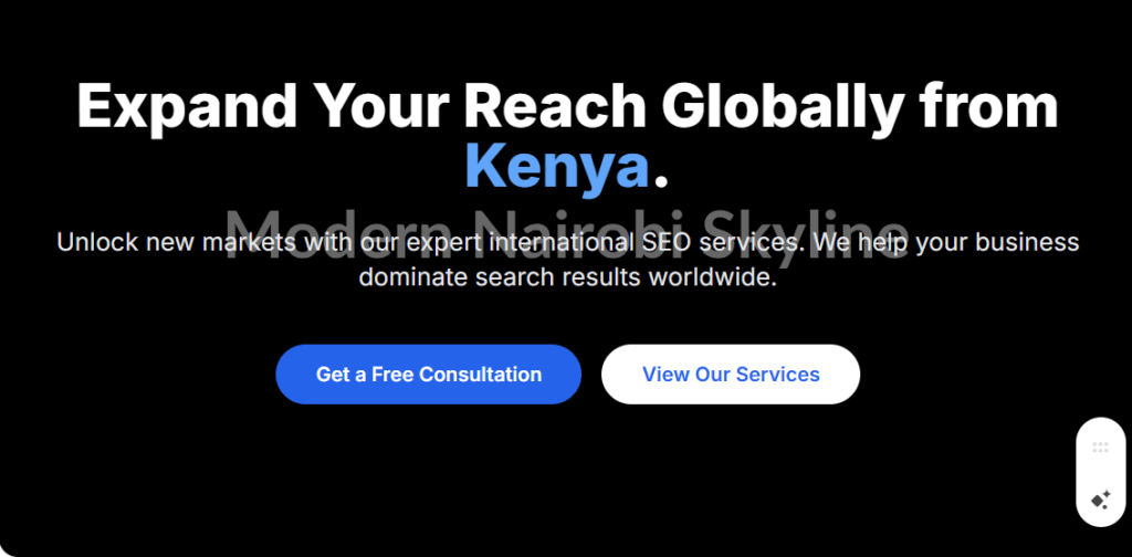 INTERNATIONAL SEO SERVICES IN KENYA