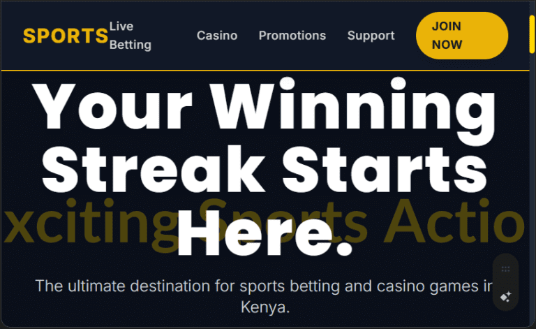 Sports Betting / Casino Website Design in Kenya