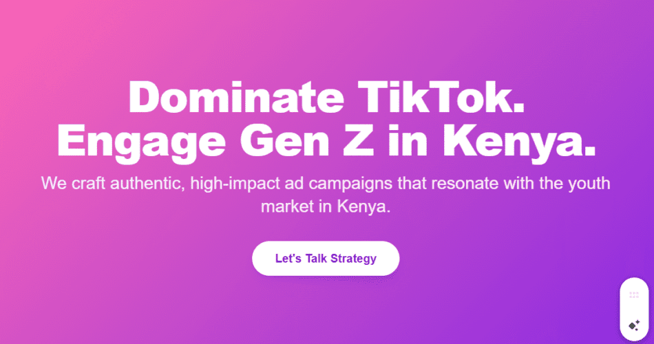 TikTok Ads for Gen Z & Youth Marketing in Kenya