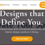 Interior Design Services Website Design in Kenya