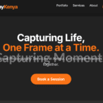 Photography/Videography Portfolio Website Design in Kenya