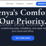 Air Conditioning Sales & Service Website Design in Kenya