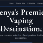 Vape/E-Cigarette Shop (Online) Website Design in Kenya