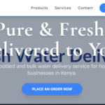 Water Delivery Service (Bottled/Bulk) Website Design in Kenya