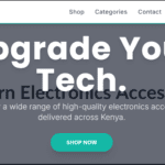 Online Electronics Accessories Shop Website Design in Kenya