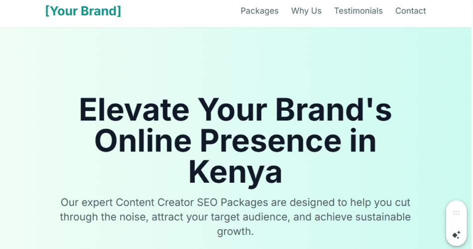 Content Creator SEO Package in Kenya: