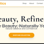 Cosmetics Brand Website Design in Kenya