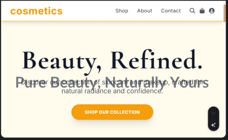 Cosmetics Brand Website Design in Kenya
