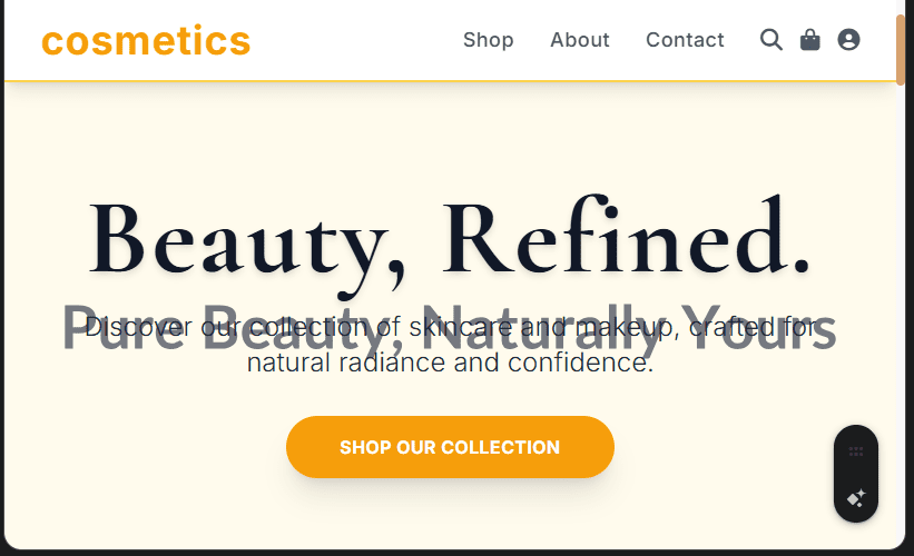 Cosmetics Brand Website Design in Kenya