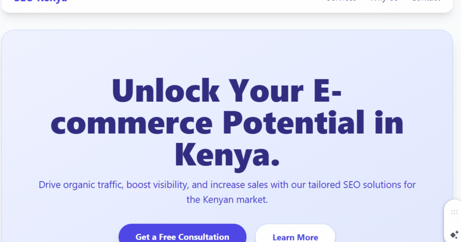 E-commerce SEO Package in Kenya
