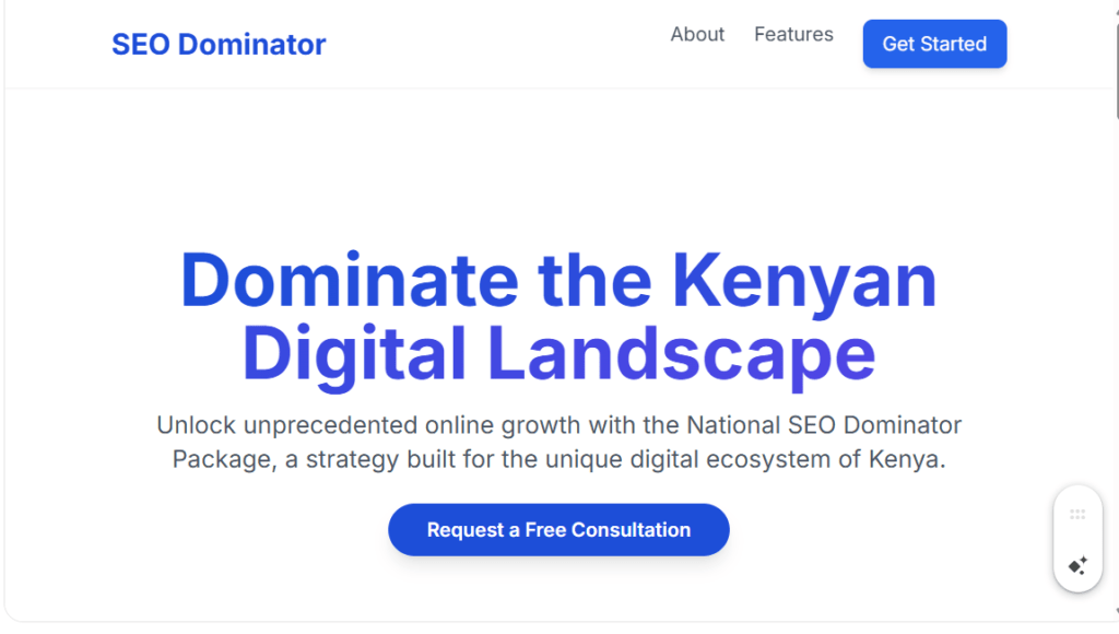 National SEO Dominator Package in Kenya
